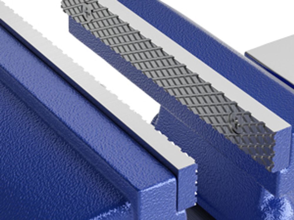 Wiltec Schraubstock Light Duty 100 mm Klemmbacke, Spannwerkzeug mit Amboss für leichte Beanspruchung für Werkbank