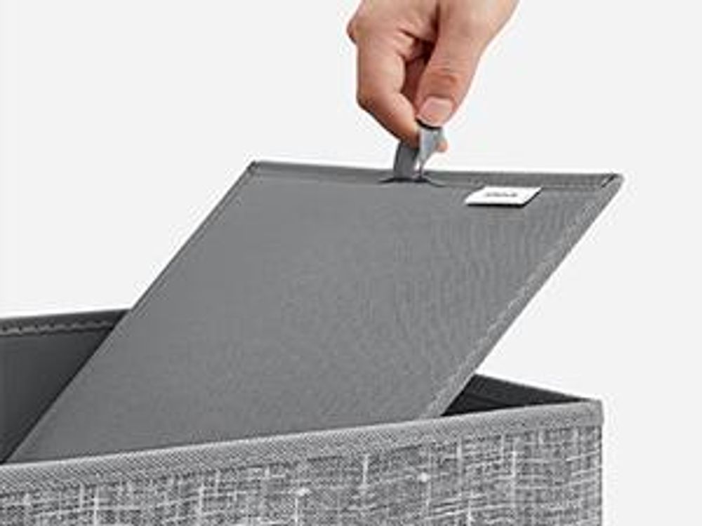 SONGMICS Aufbewahrungsbox Ordnungsboxen Aufbewahrungsbox, 6er Set, Ordnungsboxen aus Vliesstoff mit Griff