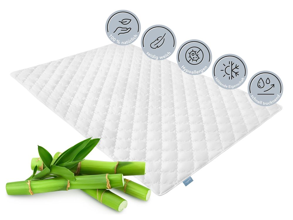 Bambus Sommerbettdecke | 135 x 200 cm | Füllgewicht: 360g | leicht | XDREAM Bambus