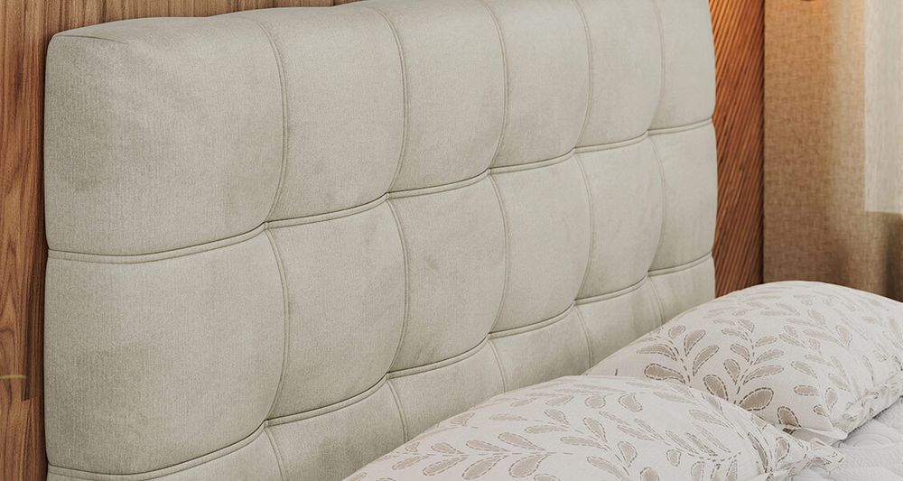 MKS MEBLE Boxspringbett 180x200 mit Matratze, Bett mit Multipocket - Matratze H4 und Topper, Polsterbett 180x200 mit Bettkasten und Kopfteil, ERNI - Braun Velvet