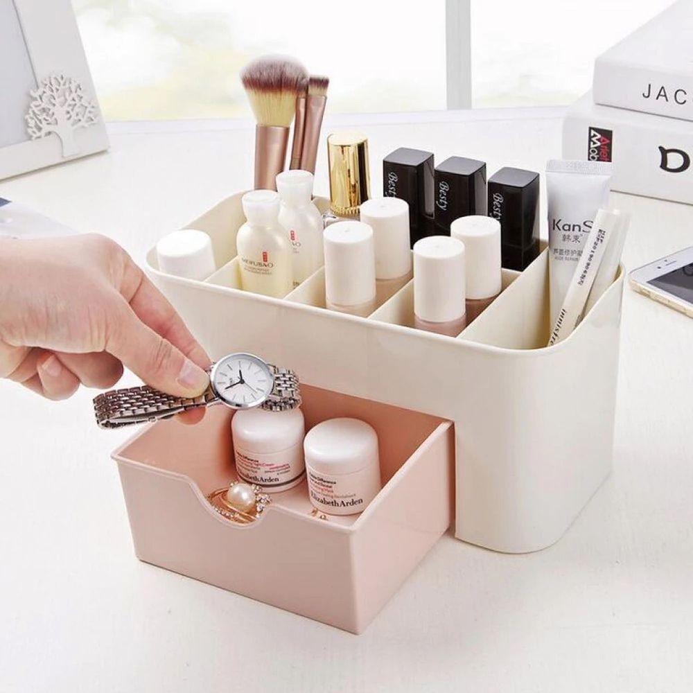 Make Up Organizer mit Schubladen Kosmetik Box Tragebar