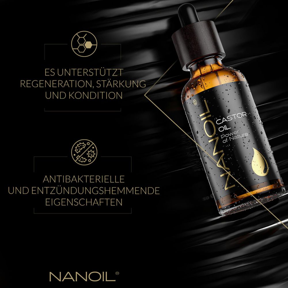 Nanoil Castor Oil (Rizinusöl) Body, Face & Hair 50ml