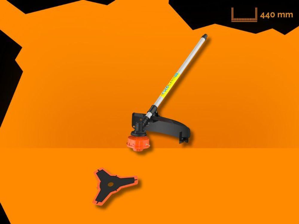 FUXTEC  4in1 Benzin Multigartengerät FX-MT152 - 52ccm³ | 3PS | 2-Takt | Easy Starter | 7,2Kg | 9-Zahn Rasentrimmer | Hochentaster | Heckenschere