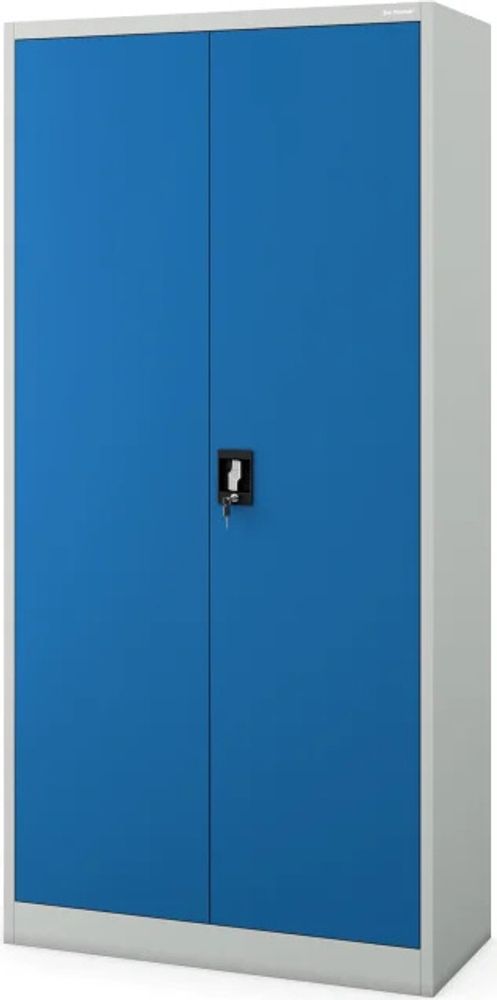 Aktenschrank Lagerschrank Mehrzweckschrank Metallschrank 4 Fachböden Pulverbeschichtung Stahlblech 185 cm x 90 cm x 40 cm