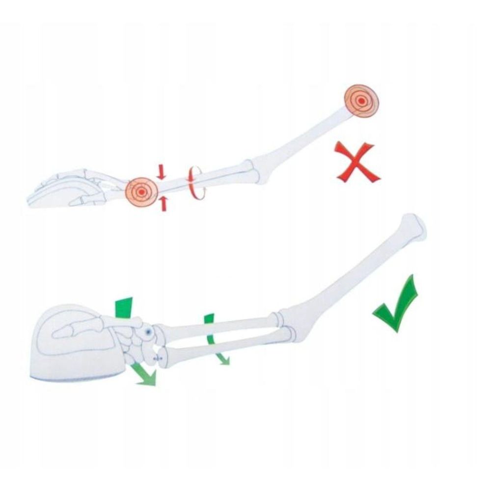 Mysz pionowa - Ergonomiczna - Przewodowa - 6 przycisków - 800/1200 DPI - USB - Czarny