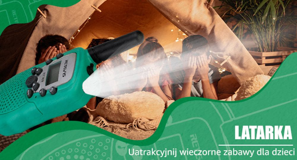 Retevis RT388 Walkie Talkie Zabawka dla dzieci od 4 do 12 lat, radia z latarką VOX, prezenty świąteczne dla chłopców i dziewcząt (zielone)