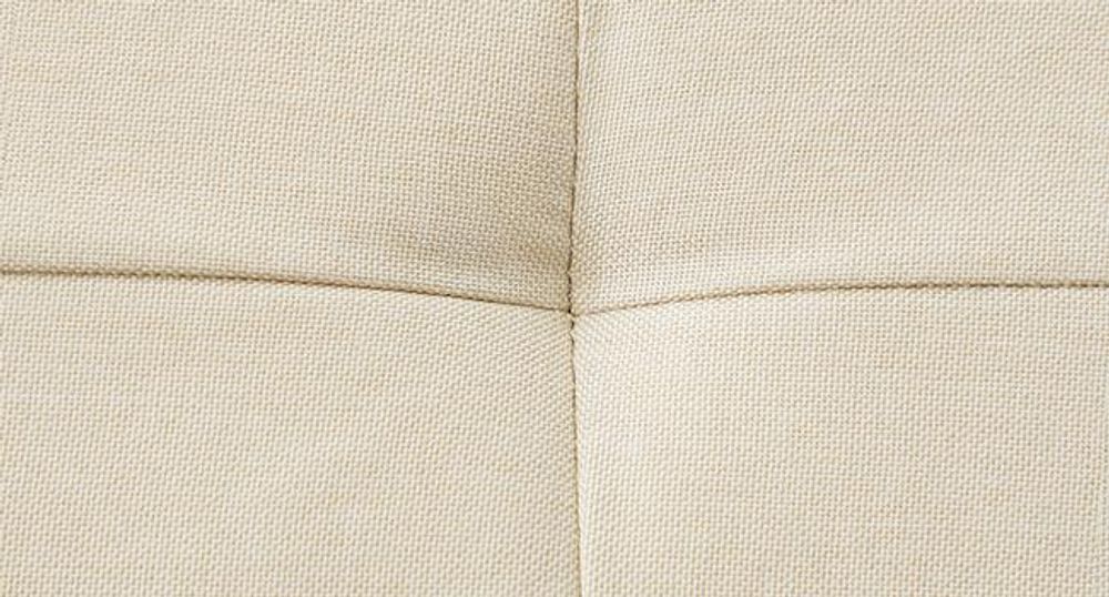 SONGMICS 110 cm Sitzbank mit Stauraum, klappbare Sitztruhe, Fußbank, beige