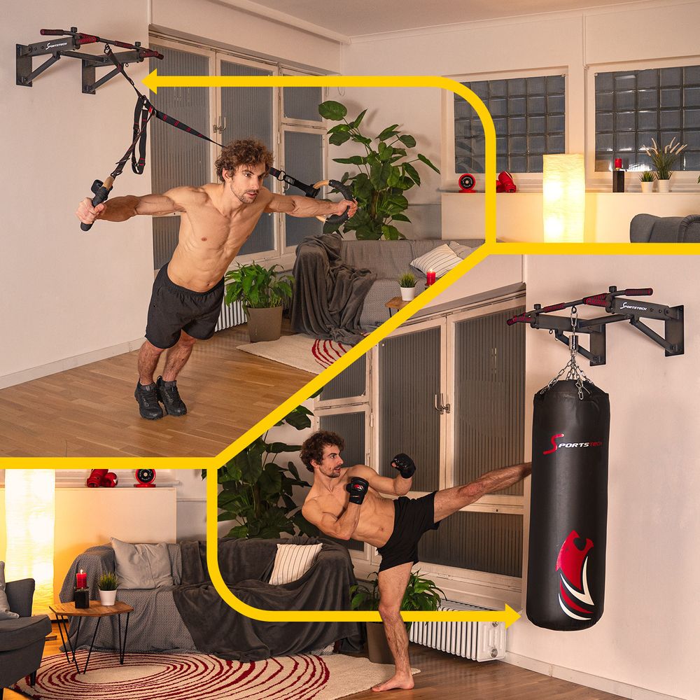 Sportstech Klimmzugstange KS350 | Multifunktional | Schaumstoffgriff