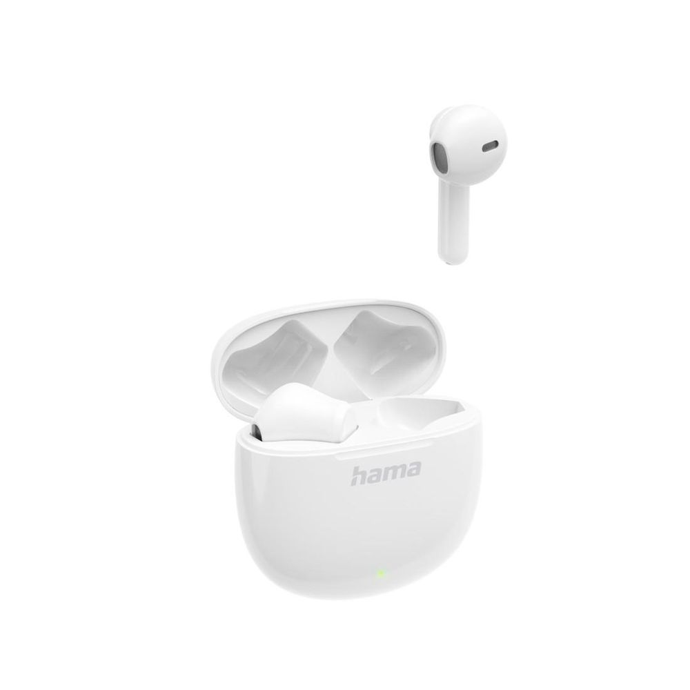 Hama Bluetooth-Kopfhörer Action One, TWS Earbuds, Weiß