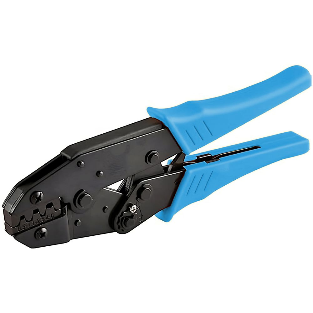 Crimpzange Kabelschuhe Crimp Zange Aderendhülsen Kabelschuhzange für 2,56mm² Kabelschuh Zange für Isolierte Kabelschuhe Solar Kabel Blau Retoo