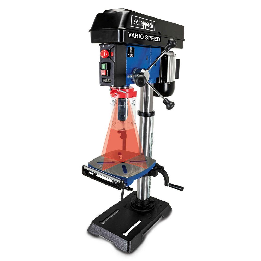 Das Bild zeigt die Scheppach Tischbohrmaschine DP18VARIO.