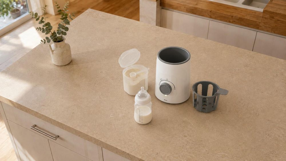 Alecto BW600 Flaschenwärmer 150 ml Warmhaltefunktion BPA-frei für Babykost Weiß