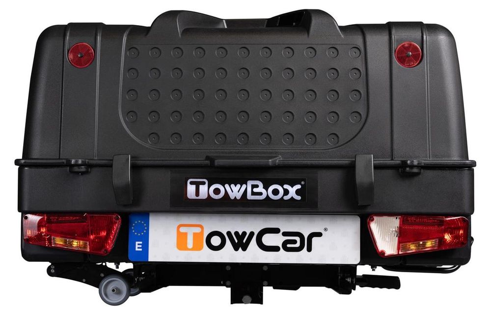 TowBox Transportbox Anhängekupplungsträger TBX000N Anhängevorrichtung 590mm 1 085mm 600mm PE (Polyethylen) 280L 26kg