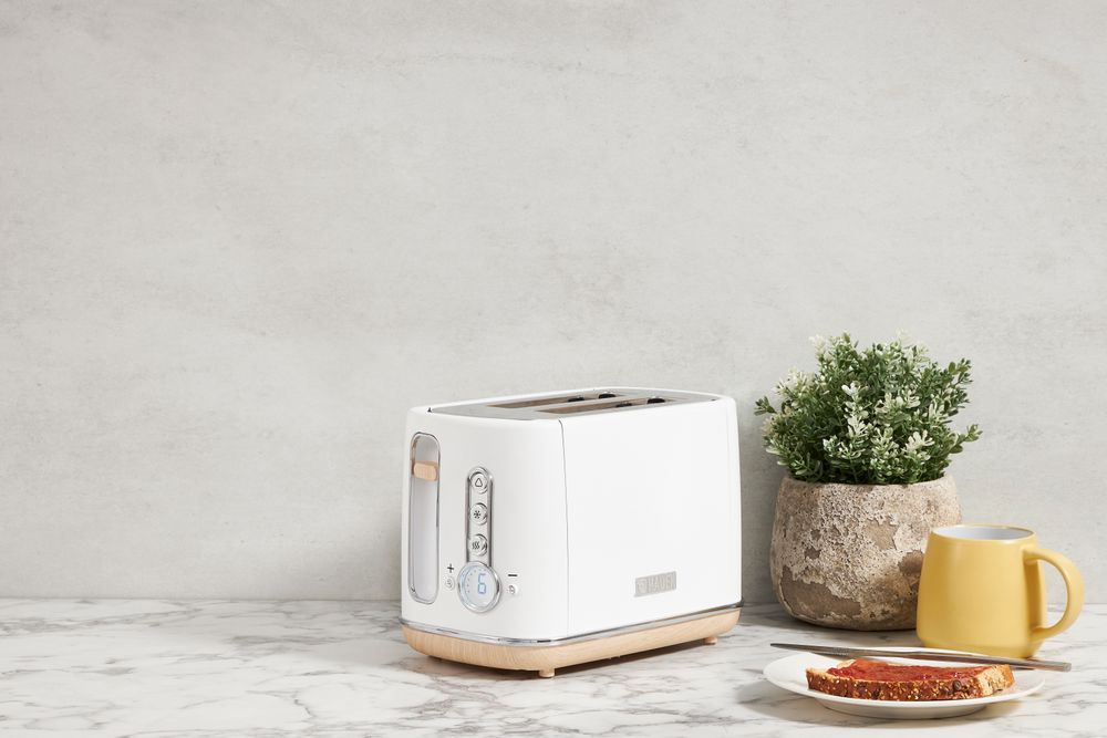 Haden topinkovač Dorchester White na 2 topinky, barva bílá