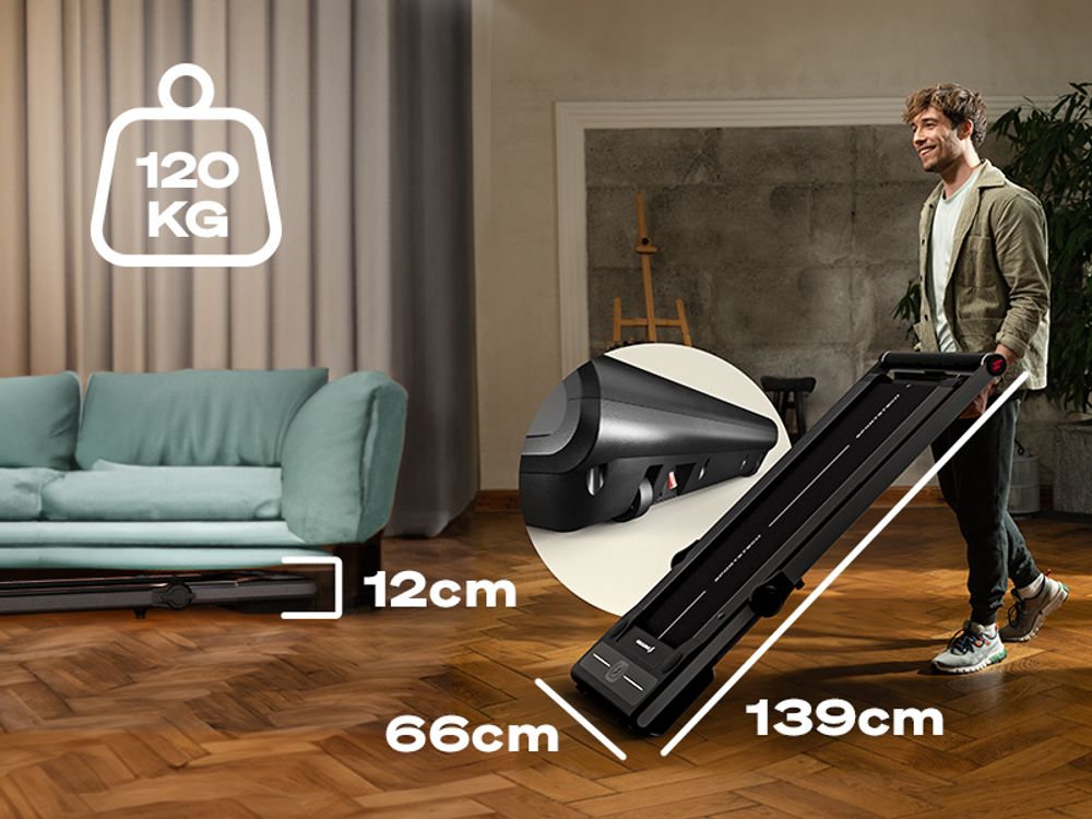Sportstech Laufband sWalk Plus 2-in-1