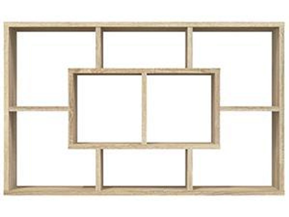 vidaXL Wandregal Sonoma-Eiche 85x16x52,5 cm Holzwerkstoff