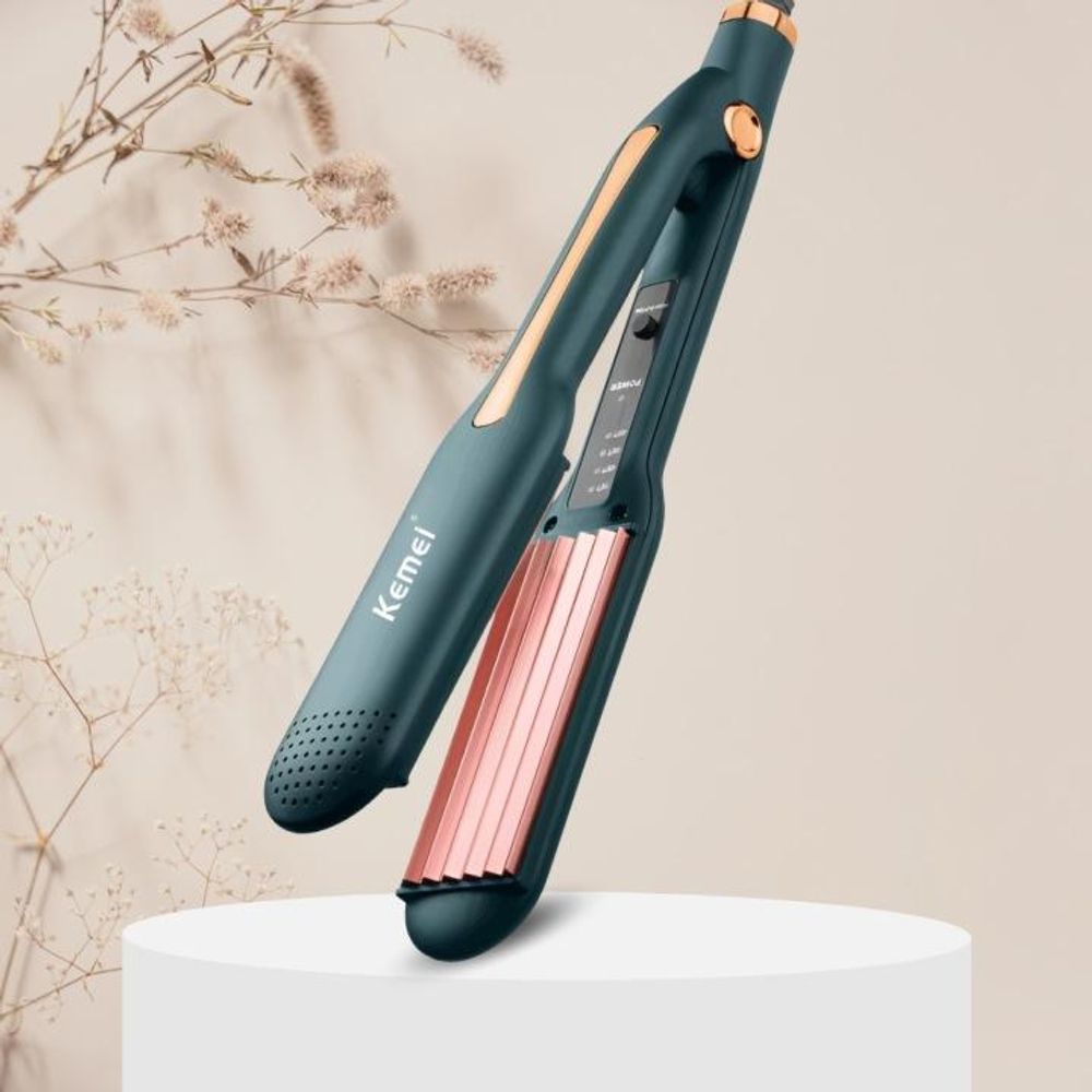 Keramik-Haarwelleisen Kemei Lockenstab Wellen 60W 220 °C