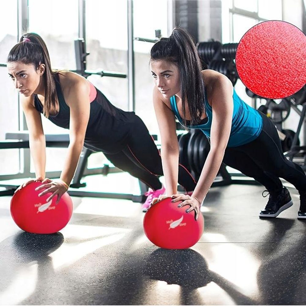 Mała piłka do pilatesu, ćwiczeń 20 cm, czerwona Medi Sleep