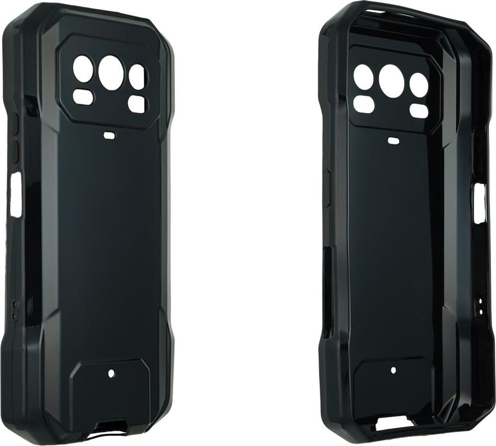 caseroxx Schutz-Hülle TPU-Hülle kompatibel mit Ulefone Armor 27 Pro, Gummi Handy Tasche schwarz