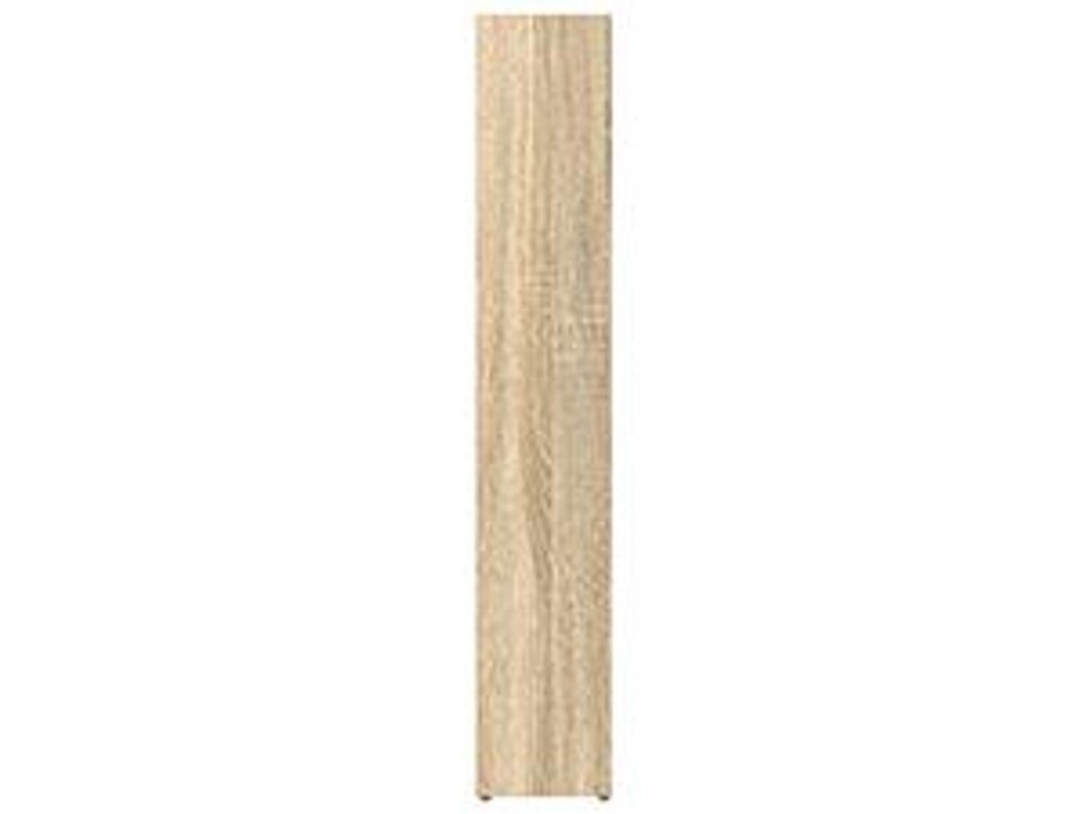 vidaXL Scaffali per CD 2 pezzi Rovere Sonoma 21x16x93,5 cm Materiale ligneo