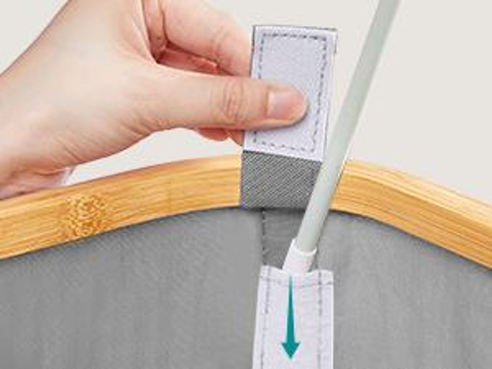 SONGMICS Wäschekorb mit Deckel, Wäschesammler mit 4 Fächern, 200 L, herausnehmbarer Wäschesack