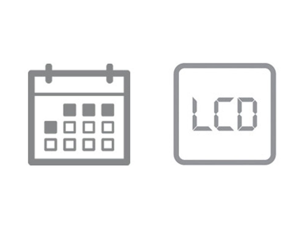 Wochentimer - LC-Display
