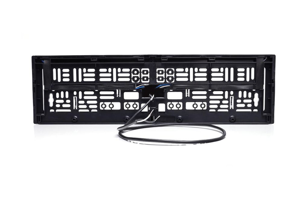 Kennzeichenhalterung mit LED-Beleuchtung WAŚ W253 2100 12/24V Kabel 2m