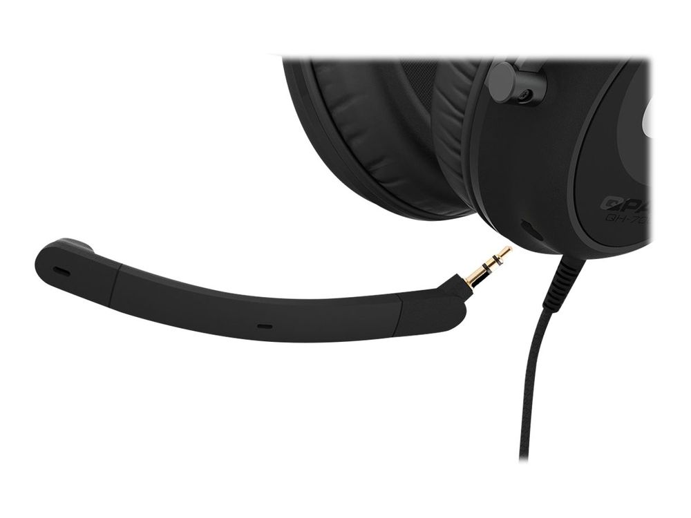 QPAD QH700, Kabelgebunden, Gaming, 15 - 25000 Hz, 350 g, Kopfhörer, Schwarz