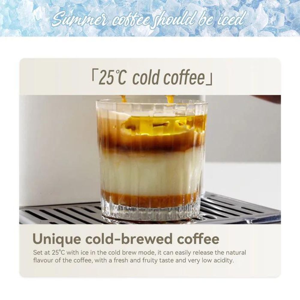 HiBREW H10 Plus Espressomaschine mit PID, 20 Bar & Kaltbrüh-Funktion