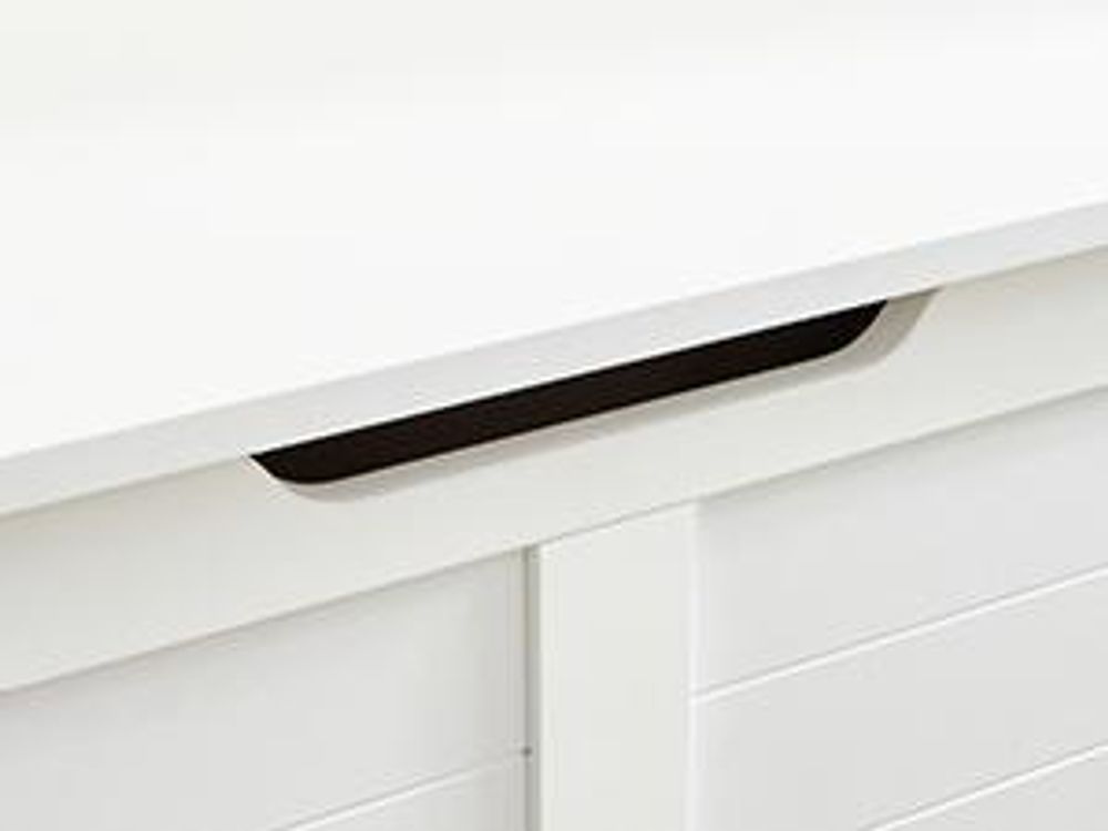 VASAGLE Schuhbank mit Stauraum, Länge 100 cm, Weiß