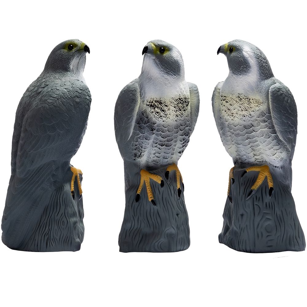 Vogelschreck Vogelabwehr Naturgetreuer Lebensgroß Falke Atrappe Fliegender Greifvogel Vogelscheuche Raubvogel Vogel Taubenabwehr Taubenschreck Retoo