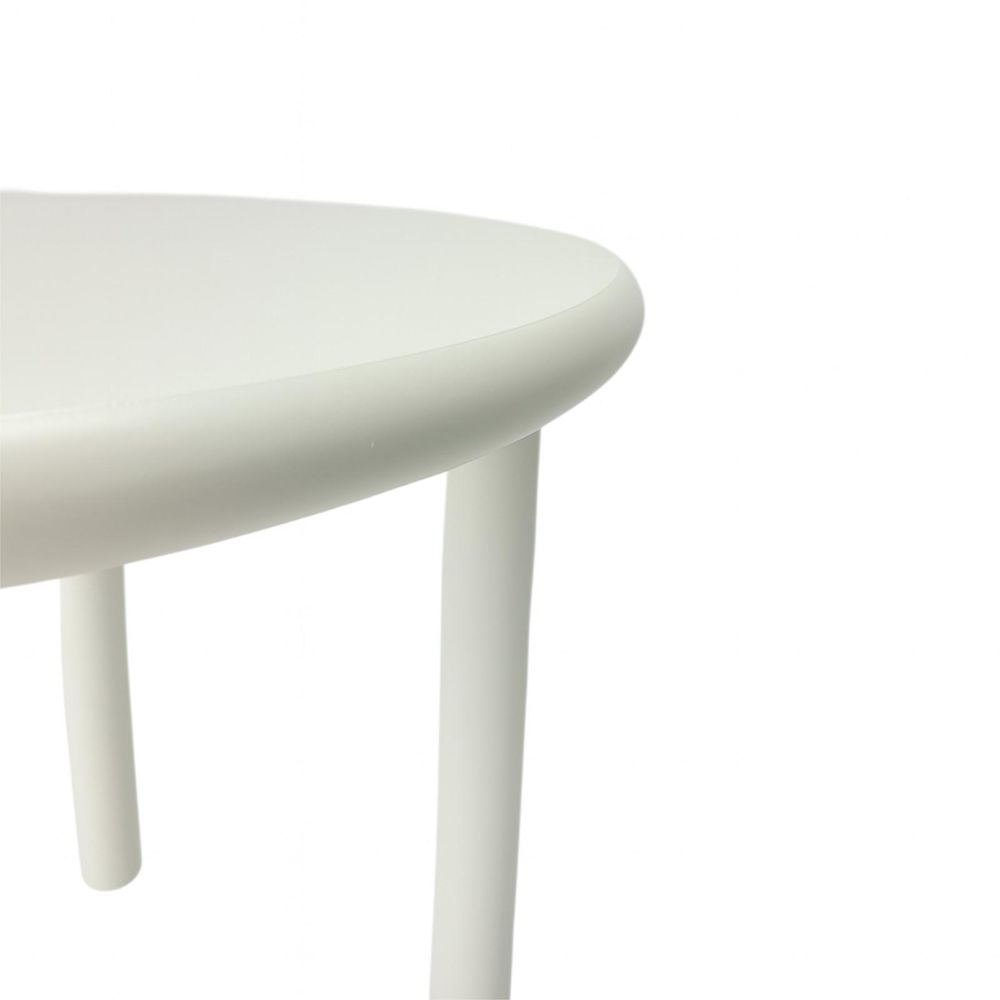BEGRYF, Runder Holzhocker 45 cm – minimalistischer skandinavischer Sitz‑ und Beistellhocker, 42 cm Höhe