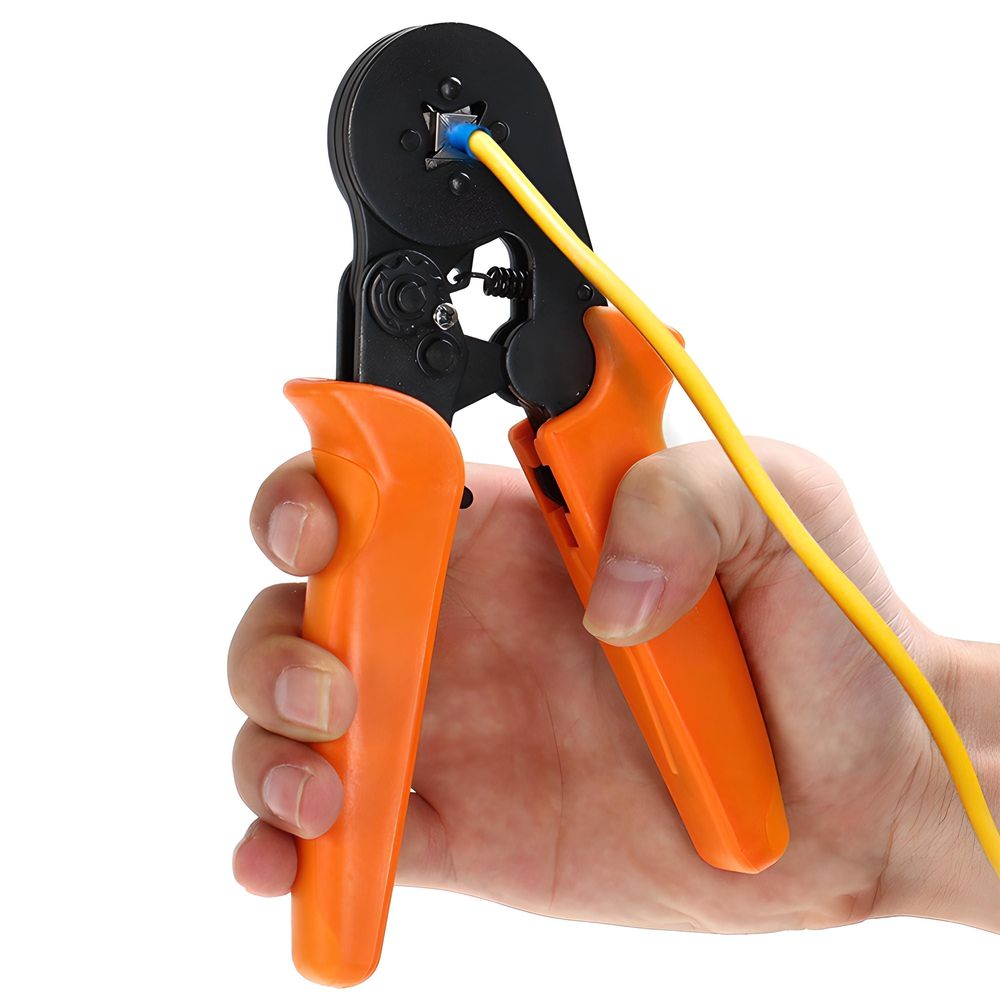 Crimpzange Set mit 1200 Aderendhülsen Presszange Crimpzangen Sortiment Endhülsen Crimper Kabelschuhe Abisolierer Crimp Stossverbinder Zange Tool Retoo
