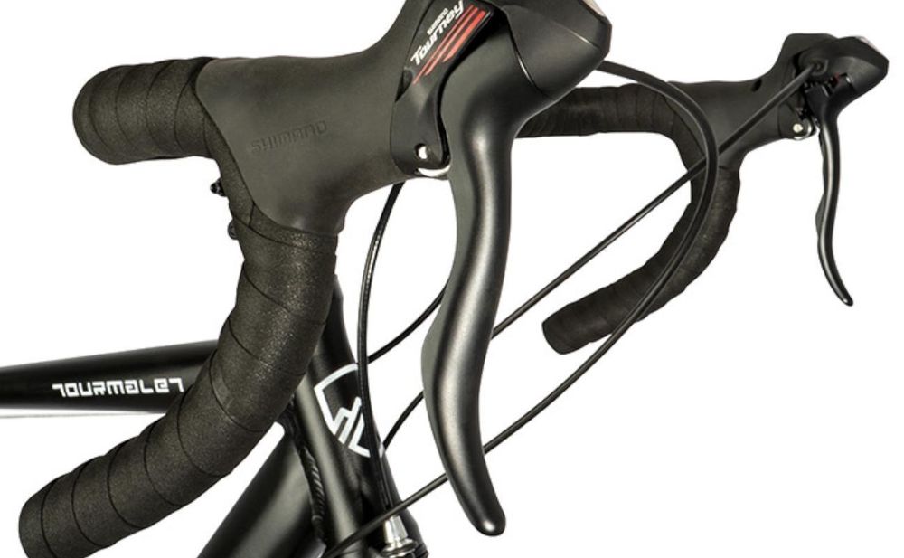 Bergsteiger Tourmalet 28 Zoll Rennrad / Gravelbike - 700C Alu-Rahmen,  Shimano 14-Gang Kettenschaltung, Unisex Trekkingrad Damen 28 Zoll