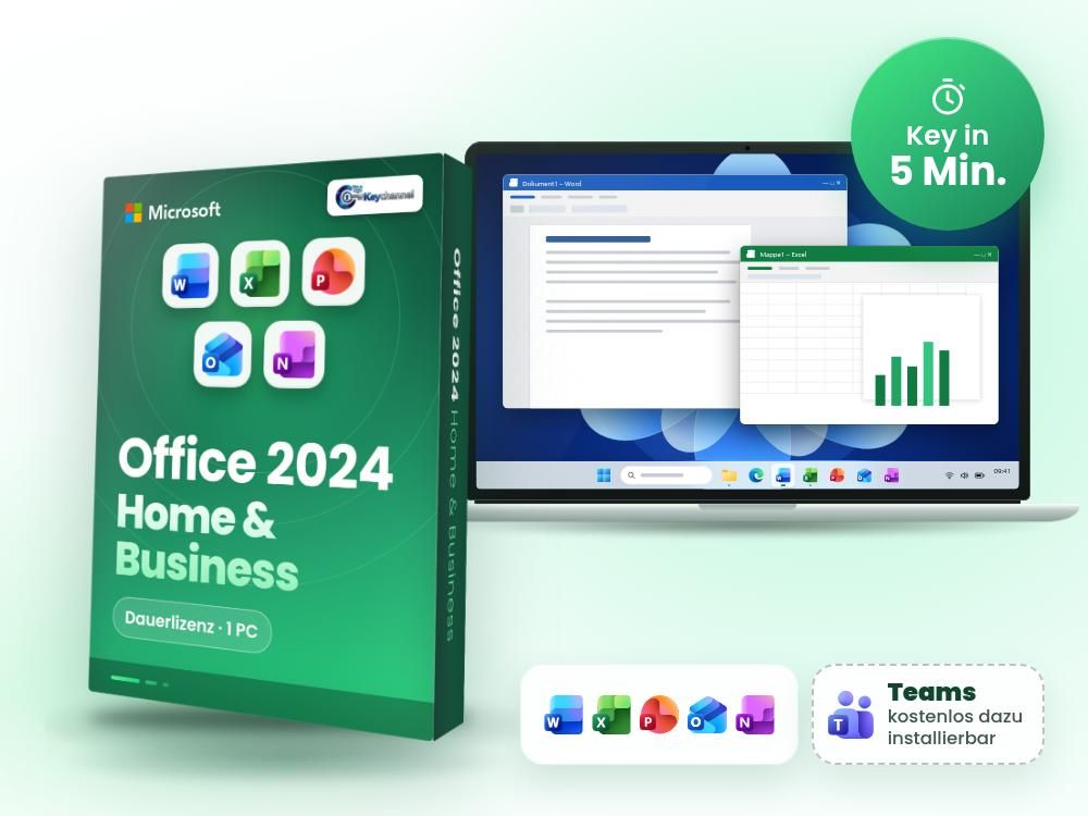 Office 2024 Home & Business – Dauerlizenz inkl. Outlook
