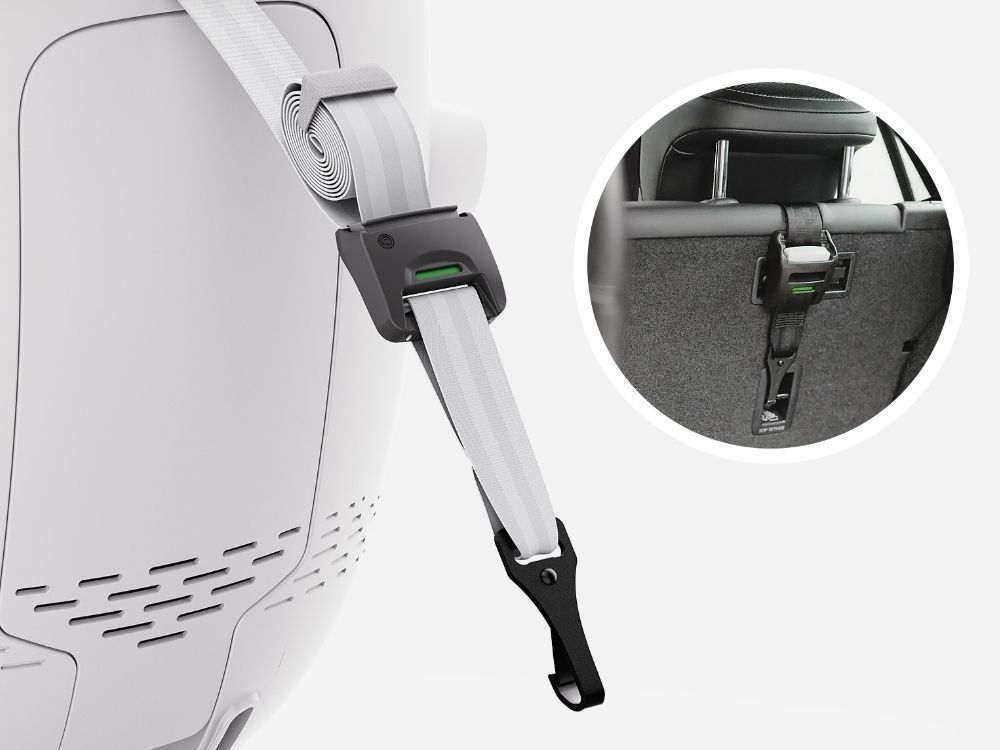 Daliya® ROTAZIONE i-Size 360° Kindersitz, ISOFIX & Top-Tether, ab Geburt 40–150 cm (Babyschale bis Kinderautositz), 5-Punkt-Gurt, mitwachsend, 0–36 kg