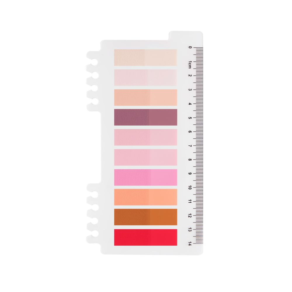 Ordinate-Light Rose Transparente Haftnotizen, Klebezettel, Haftstreifen, Haftmarker, für Büro, schule zubehör, Lesezeichen
