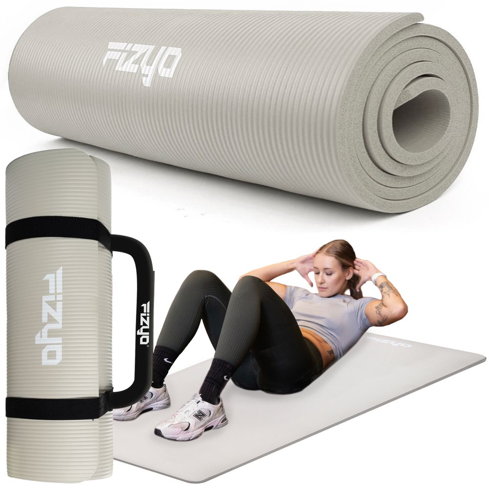 Produktbild der FIZYO NBR-Schaumstoff-Gymnastikmatte auf weißem Hintergrund