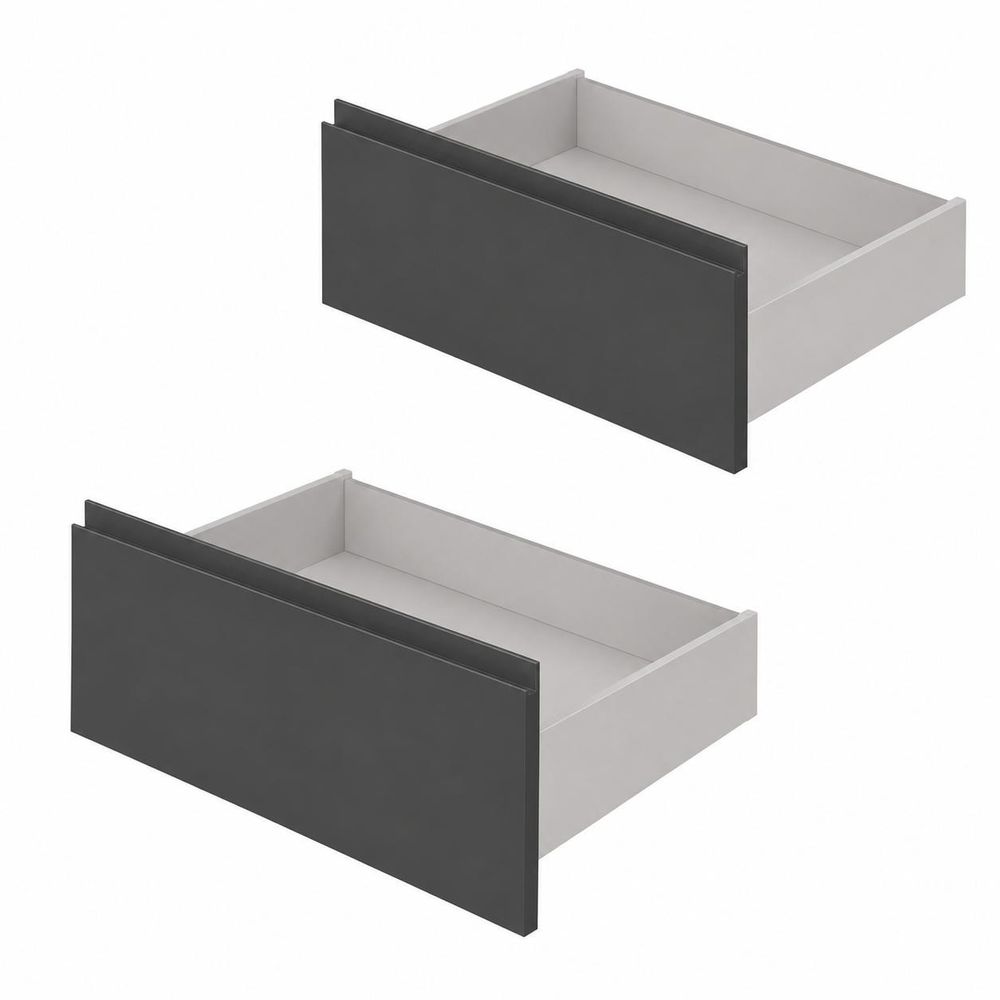 AQUA for you | Badezimmerschrank - CERSANIT MODUO - Waschtisch Set 80 cm - Anthrazit - mit Waschbecken, Unterschrank, Badmöbel Set, Badezimmerschränke
