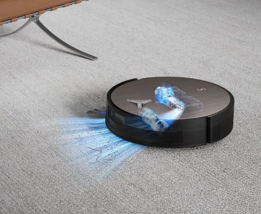 ECOVACS DEEBOT X11 PRO OMNI Saugroboter mit 2pcs Originale Reinigungslösung, 19.500 Pa Staubsauger Roboter, PowerBoost Technologie, Silber