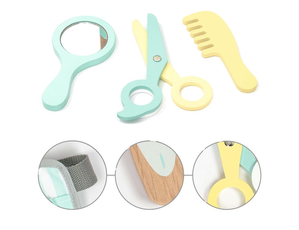 Friseurwerkzeuge und praktischer Gürtel des UMU Friseur-Sets