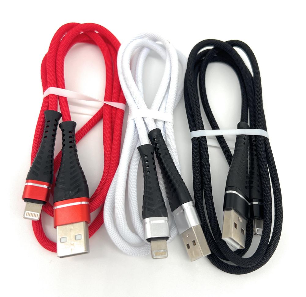 USB-A Ladekabel Datenkabel für Apple geeignet 1m für iPhone 15 14 13 iPad iPod