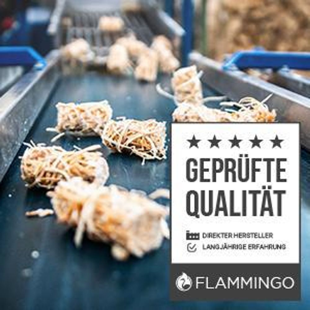 Anzünder Set 12kg (Holzwolle 8kg + Presslinge 4kg)