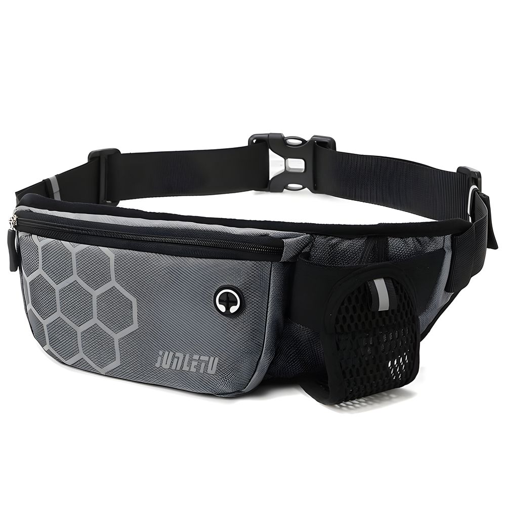 Bauchtasche Hüfttasche Umhängetasche Crossbody-Bag Outdoor Sport Bag Bauchtasche Geheimtasche für Herren Damen Handy Reise Schwarz Retoo