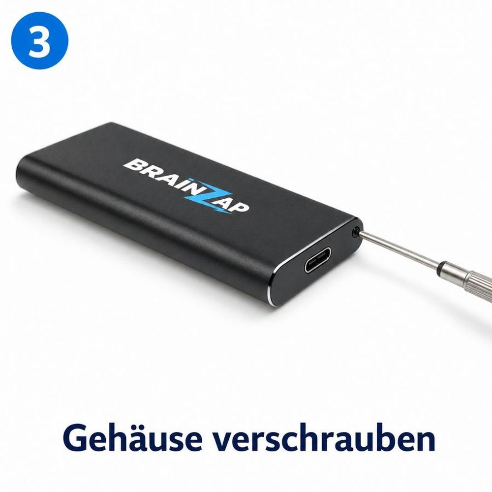 Schritt 3 – Gehäuse verschrauben