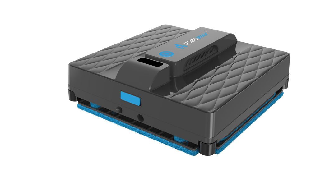 ROBOWAY RW-5 Fensterputzroboter, 3000 Pa Saugkraft, Ultraschall-Sprühfunktion, BLDC-Motor, UPS-Sicherheitssystem, Fernbedienung