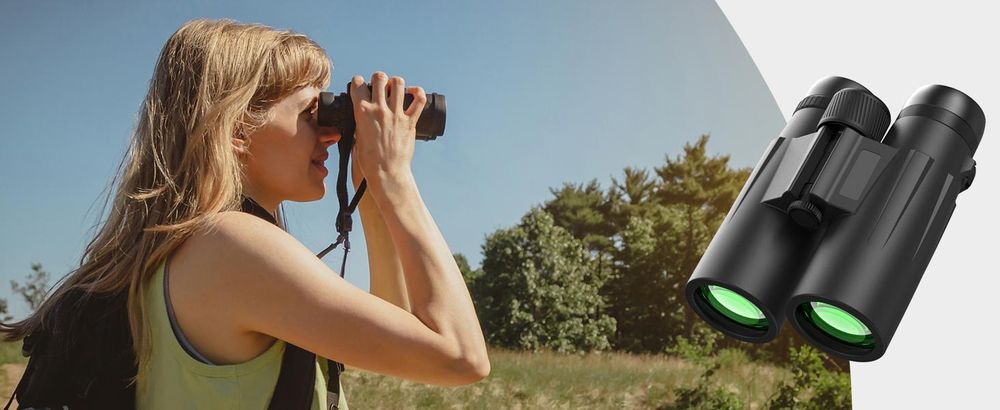 Hochleistungsfernglas 10x42 HD fernglas Erwachsene mit BAK4-Prisma und FMC-Objektiv Kompaktfernglas