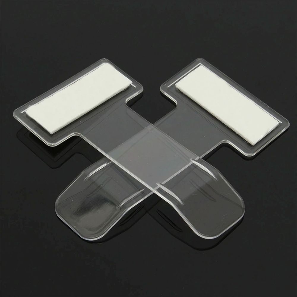 Parkscheinhalter Parkausweis Parkscheinhalter Transparent Clip Windschutzscheibe Halterung Parkschein Selbstklebend Tickets Clips Auto Kartenhalter Retoo