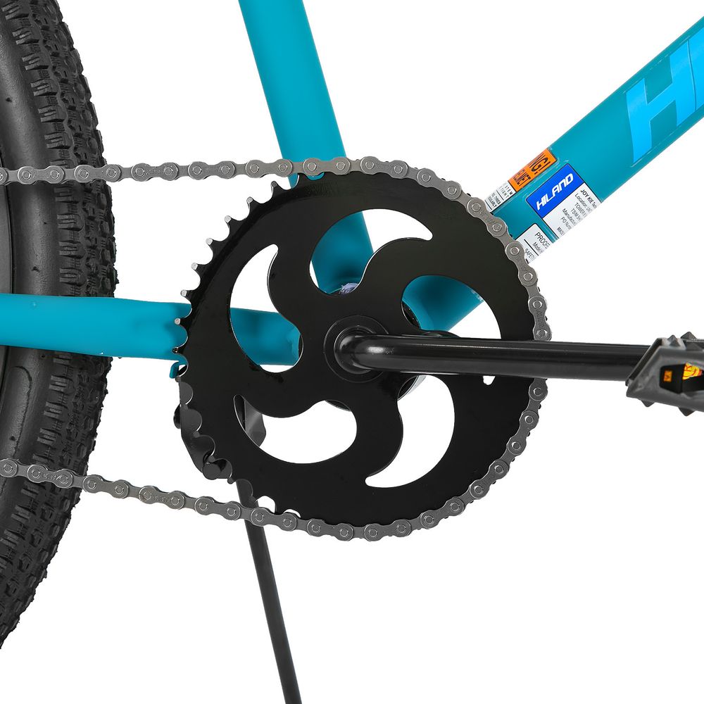 HILAND Freestyle 26 Zoll BMX, Kinderfahrrad mit 2 Stahl Pegs, Freilauf, Jugendliche für Jungen und Mädchen ab 9 10 11 12 Jahre, Blau