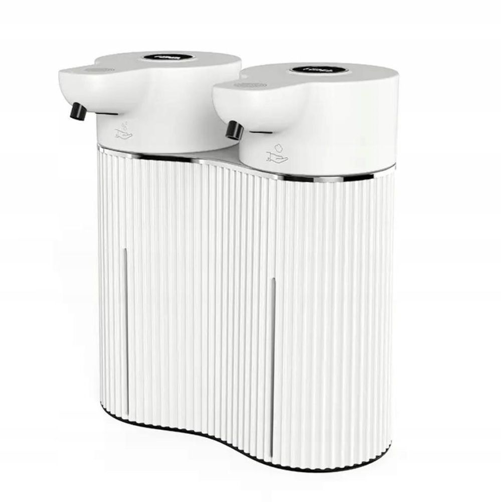 Bezdotykowy Podwójny Dozownik Mydła Płynu 2x 350ml Automatyczny Dyspenser